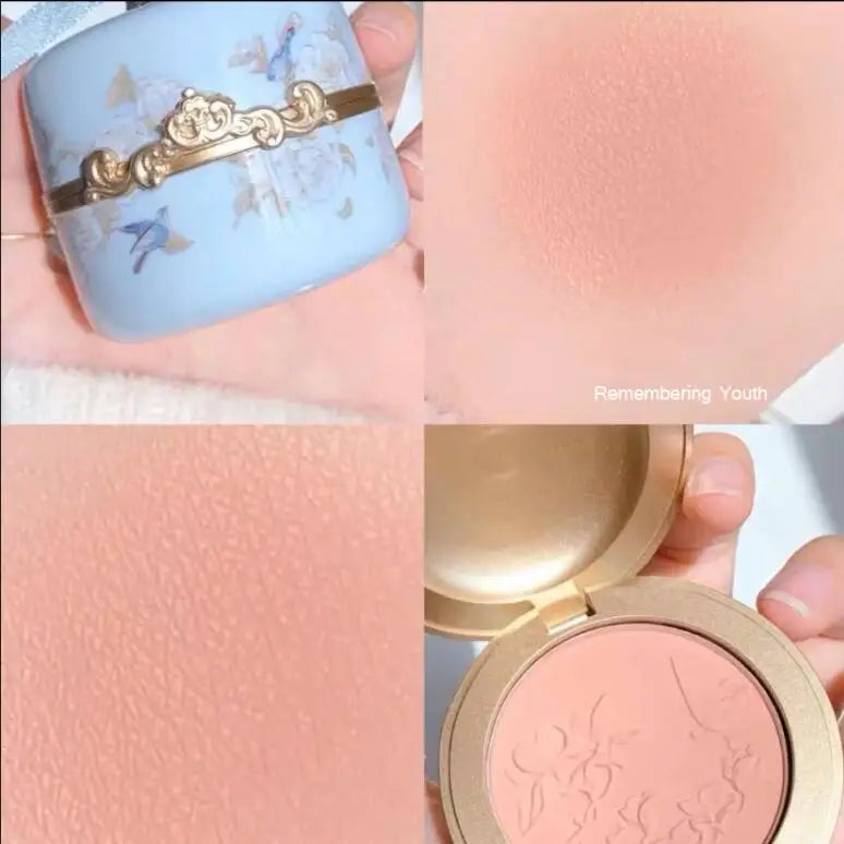 Embossed Floral Matte Blush Palette - 50
