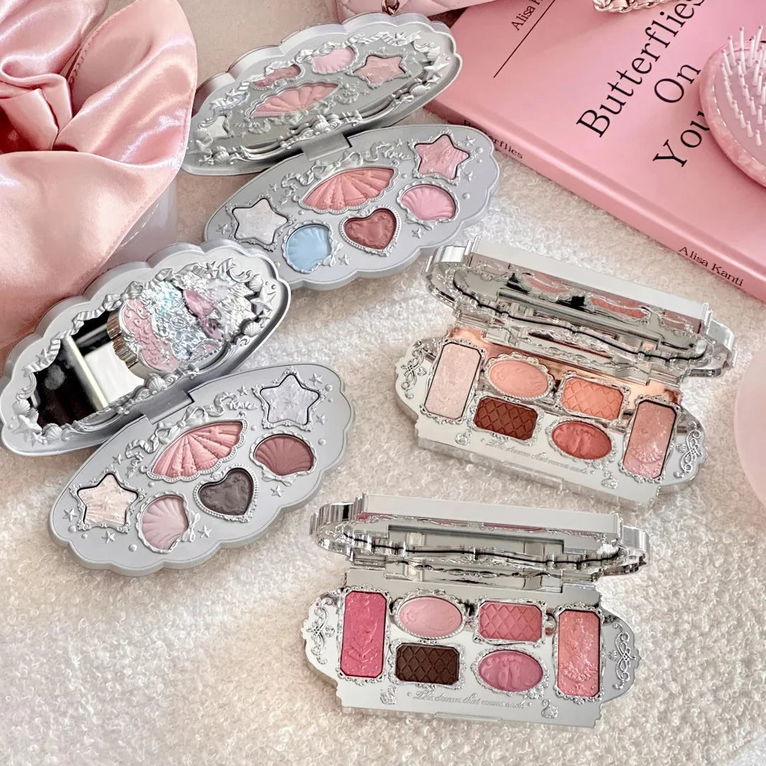 Bunny Garden Eyeshadow and Blush Makeup Palette - 4