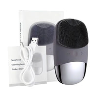 3-in-1 Waterproof Electric Sonic Facial Cleansing Brush