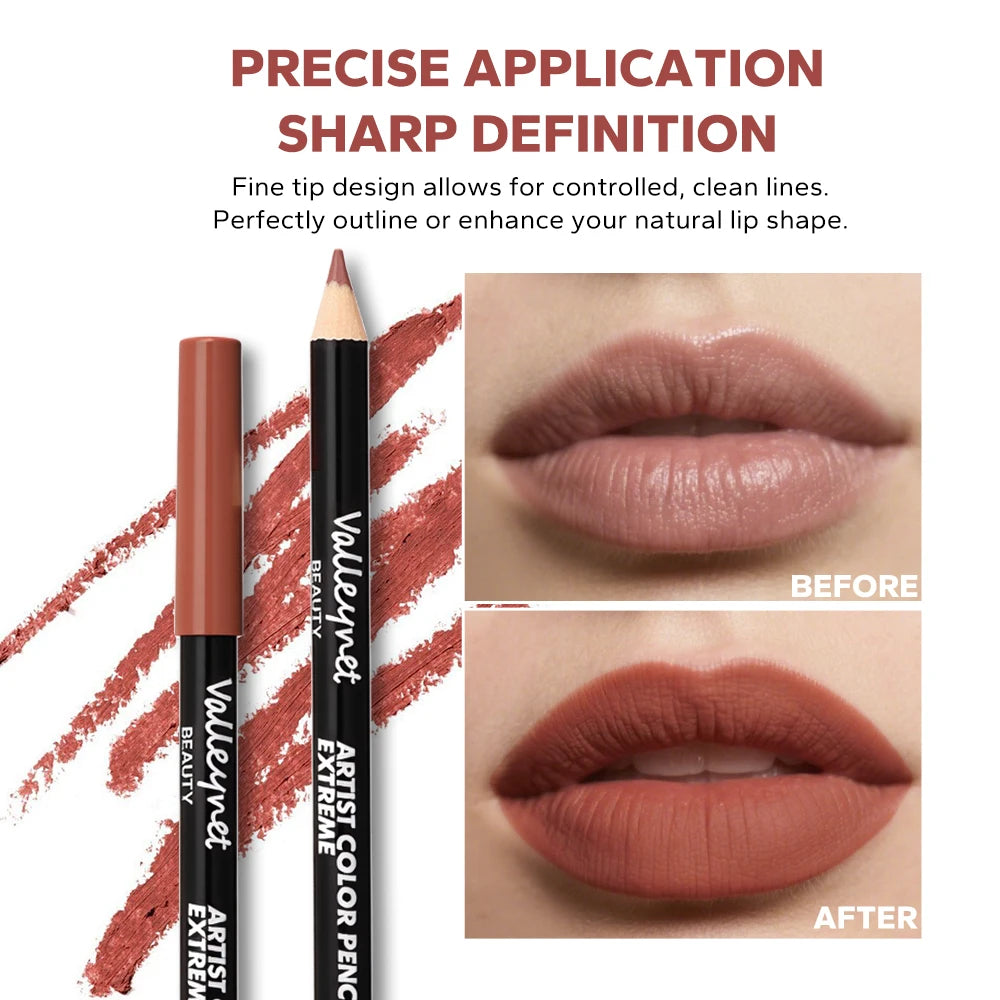 Matte Nude Lip Liner and Eyeliner Collection - 6