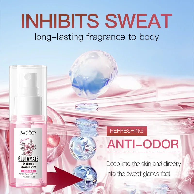 Sakura Refreshing Underarm Deodorant Spray - 3