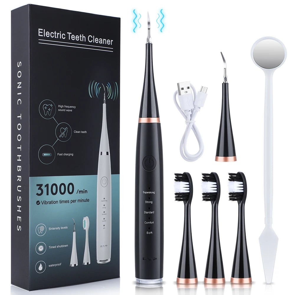 Electric Sonic Dental Scaler and Teeth Whitening Kit - 19