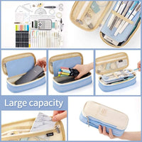 Large Capacity Double Layer Kawaii Pencil Case for Students