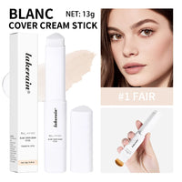 Full Coverage Color-Changing Cream Foundation Stick with Built-in Brush