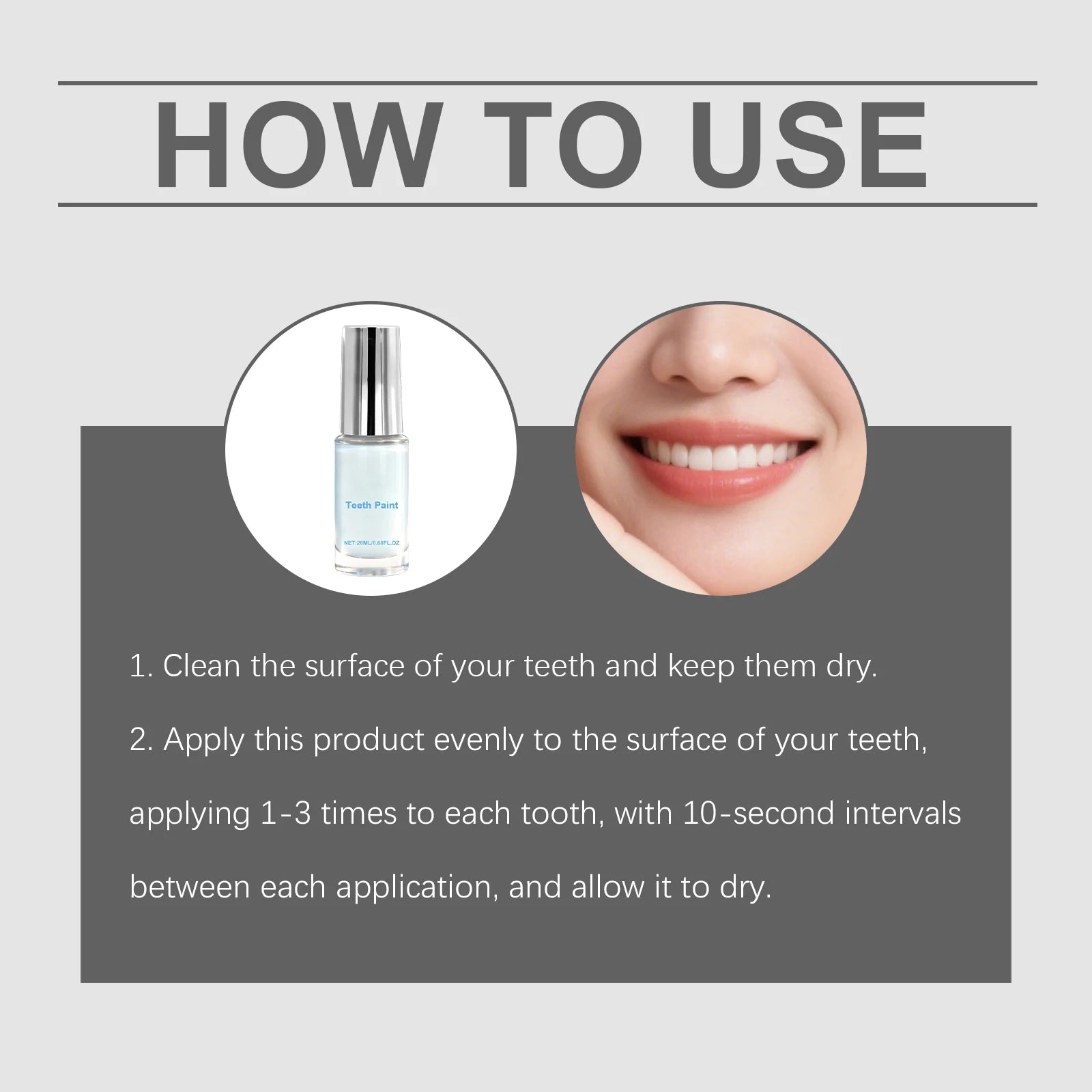 Instant Teeth Whitening Paint for Brighter Smiles - 10