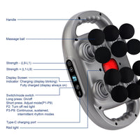 12-Head Handheld Deep Tissue Muscle Massage Gun