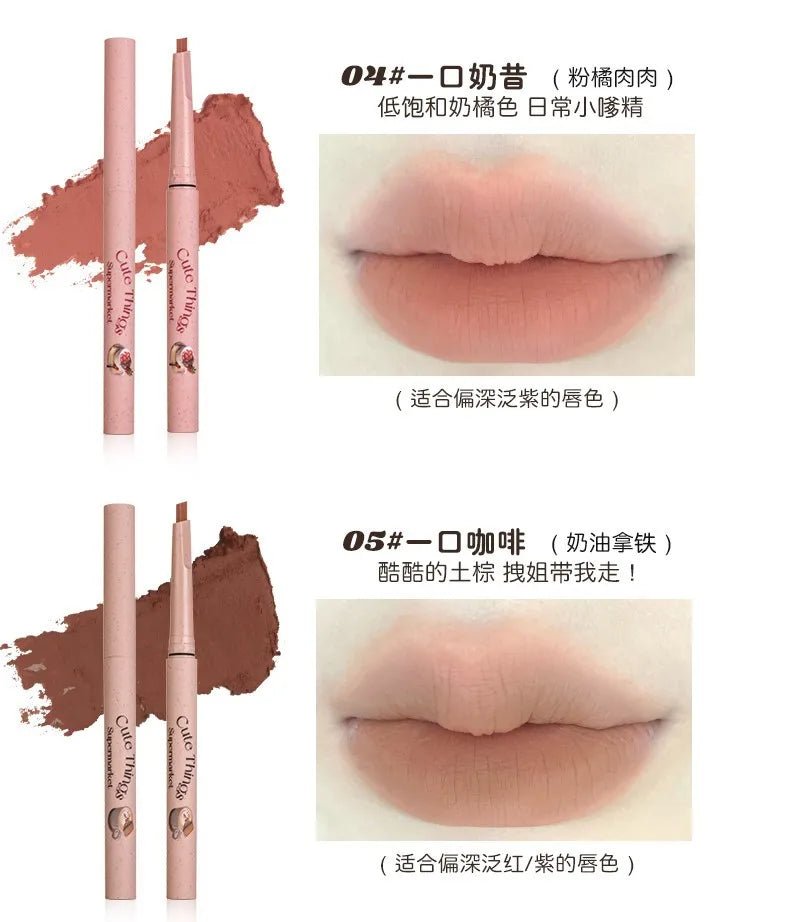 Matte Long-Lasting Mechanical Lip Liner Pencil - 15
