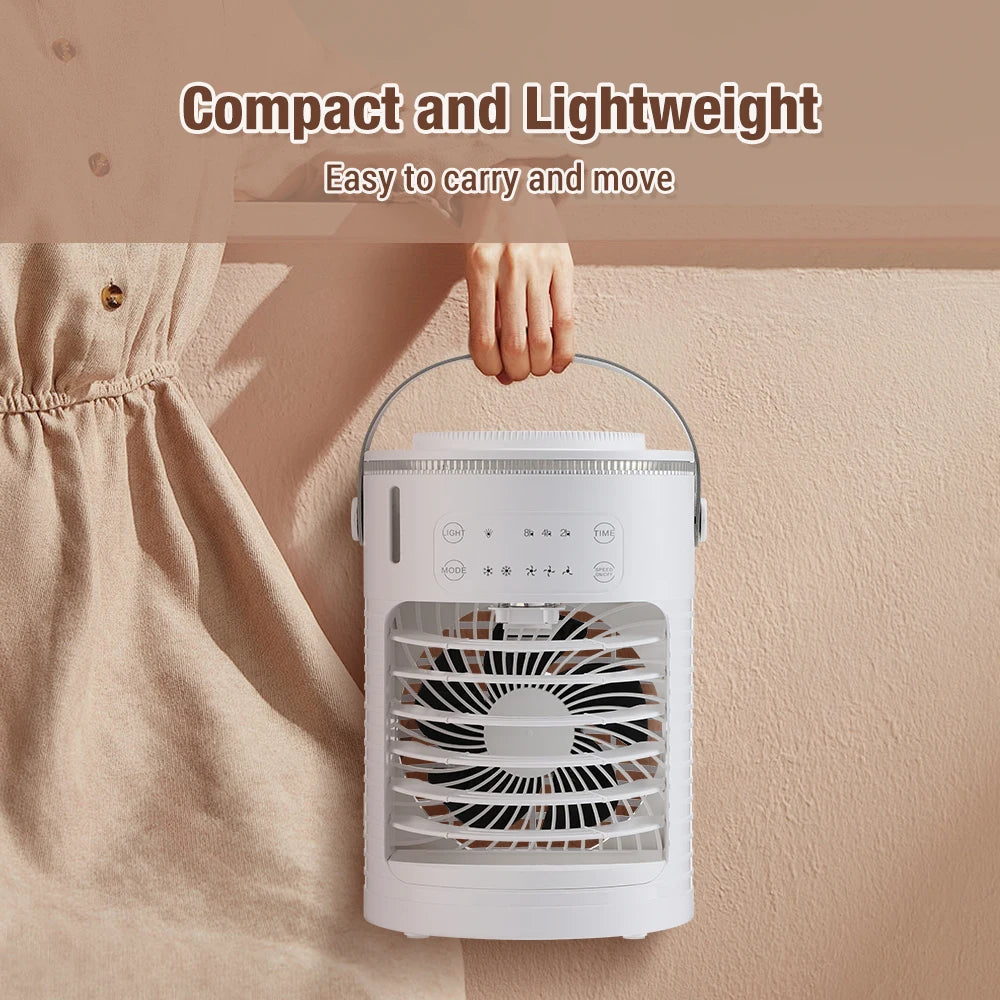 Portable Desktop Air Cooler and Humidifier Fan - 22