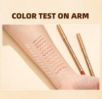 12-Color Waterproof Matte Lip Liner Pencil Set