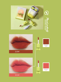 Velvet Matte Liquid Lipstick Set in Portable Charging Case