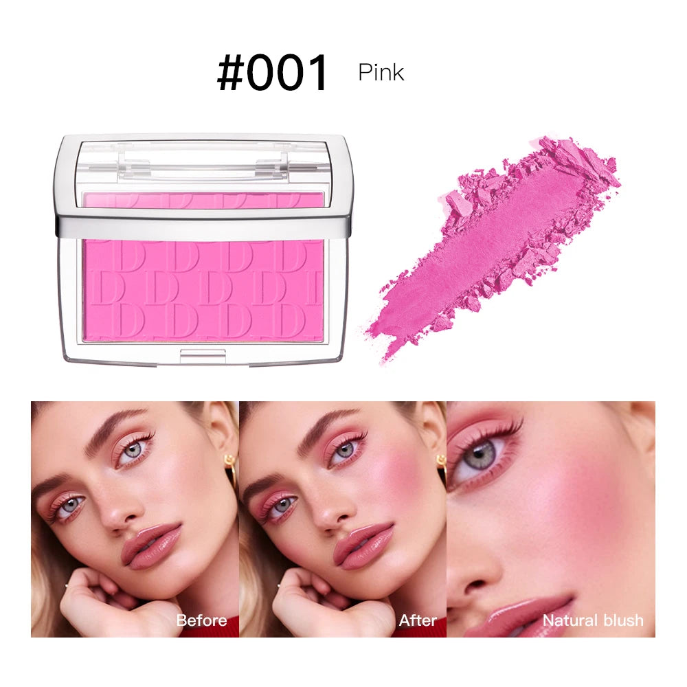 Matte Embossed Blush Palette for Natural Cheek Glow - 21