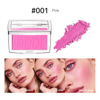 Matte Embossed Blush Palette for Natural Cheek Glow