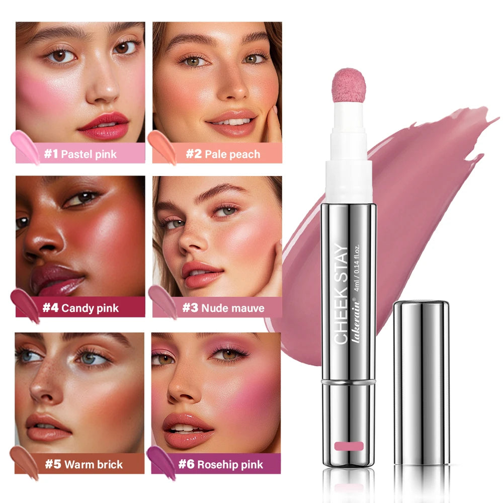 Liquid Blush Stick with Sponge Tip for Natural Glow - 2