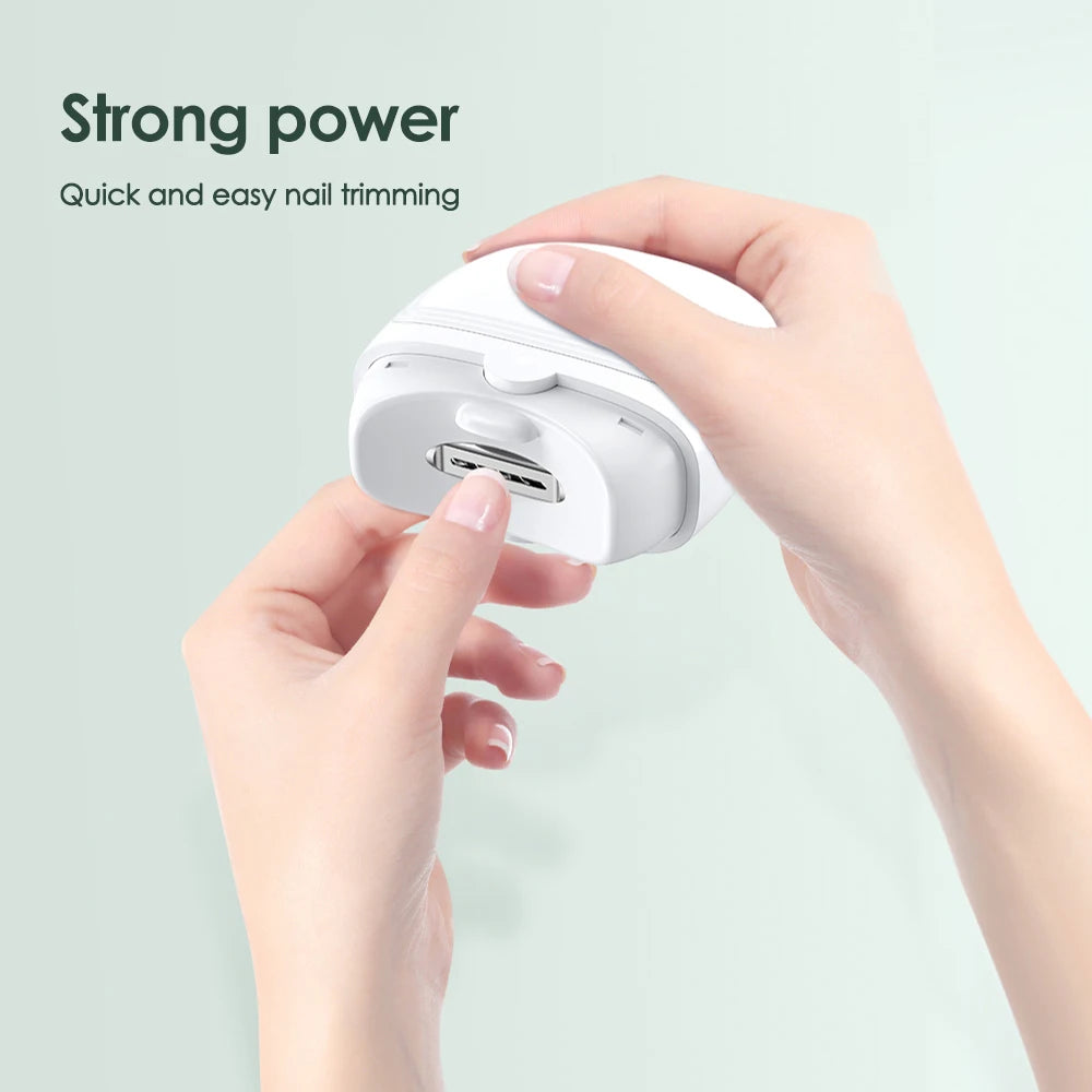 Automatic Electric Nail Trimmer with LED Light - 19