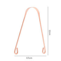 Copper U-Shaped Tongue Scraper for Fresh Breath