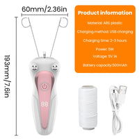 Electric Threading Epilator for Painless Facial Hair Removal