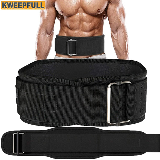 Self-Locking Weight Lifting Belt for Stability and Support
