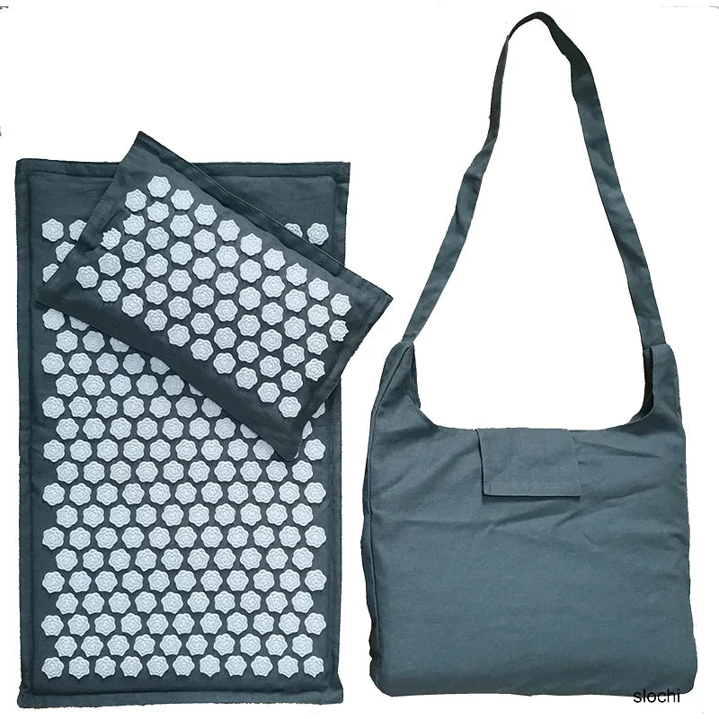 Acupressure Massage Mat and Pillow Set for Muscle Relief - 55