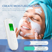 Digital Skin Moisture and Oil Content Analyzer