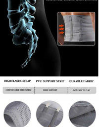 Adjustable Lumbar Support Belt for Back Pain and Fitness
