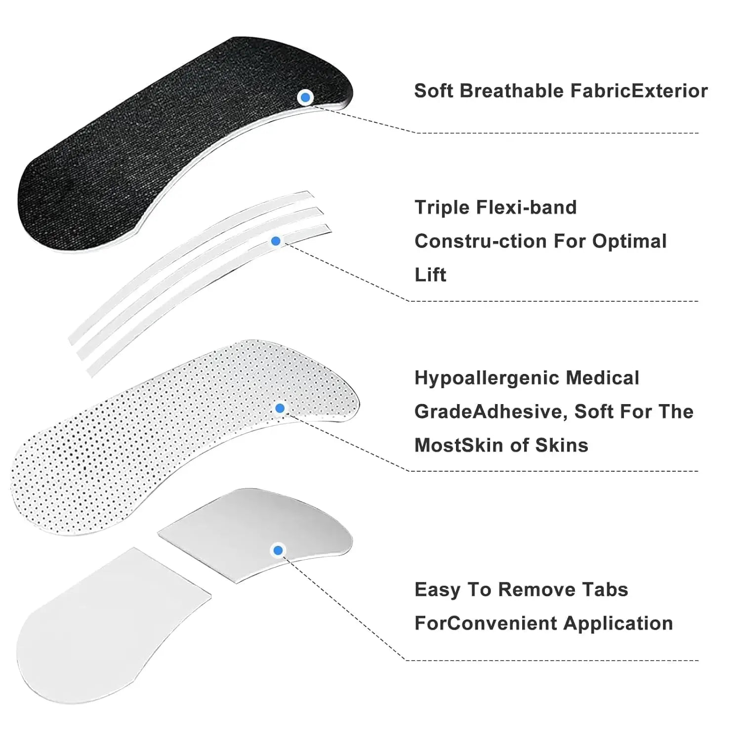 Breathable Nasal Strips for Better Sleep and Snore Relief - 5