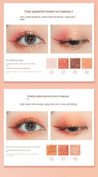 9-Color Waterproof Eyeshadow Palette for Professional Looks
