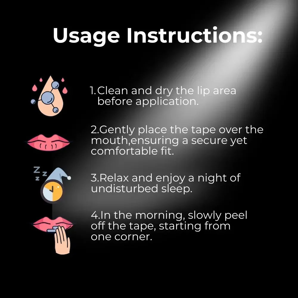 Sleep Mouth Tape for Snoring and Better Breathing - 12