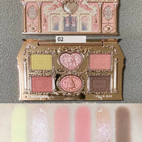 6-Color Matte and Shimmer Eyeshadow Palette