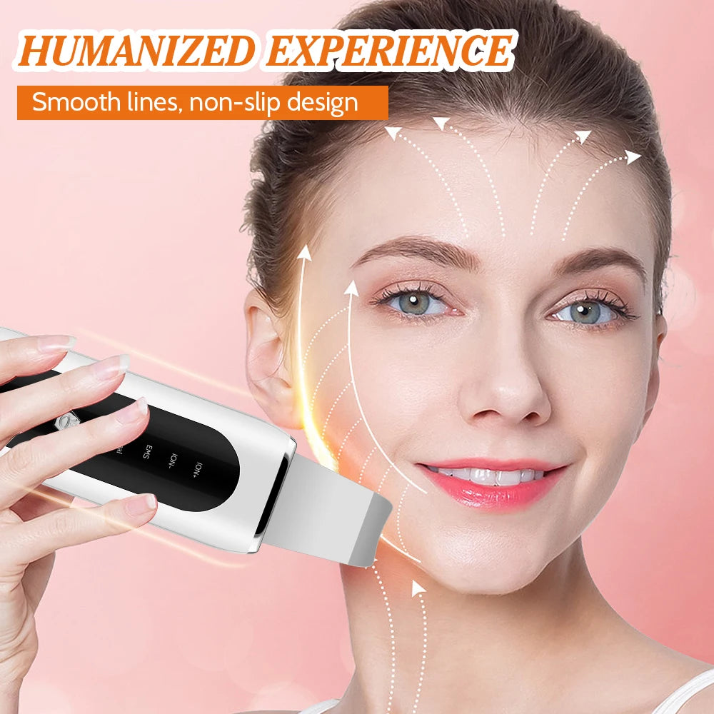 Ultrasonic Facial Skin Scrubber and Pore Cleaner - 15