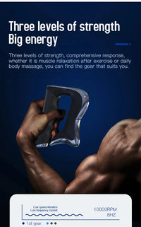 Electric Microcurrent Fascia Massage Tool for Muscle Relief