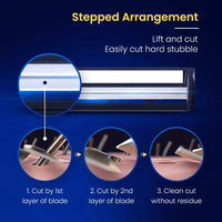 Double-Blade Precision Manual Shaving Razor for Men