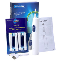Rechargeable Rotating Electric Toothbrush with 4 Heads