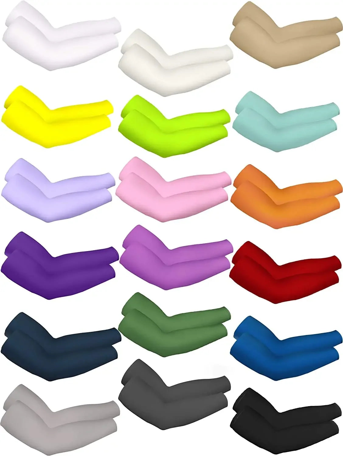 UV Protection Cooling Arm Sleeves for Sports and Outdoor Activities - 7