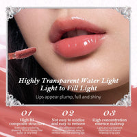 Nourishing Tinted Lip Glaze for Hydrated Glossy Lips
