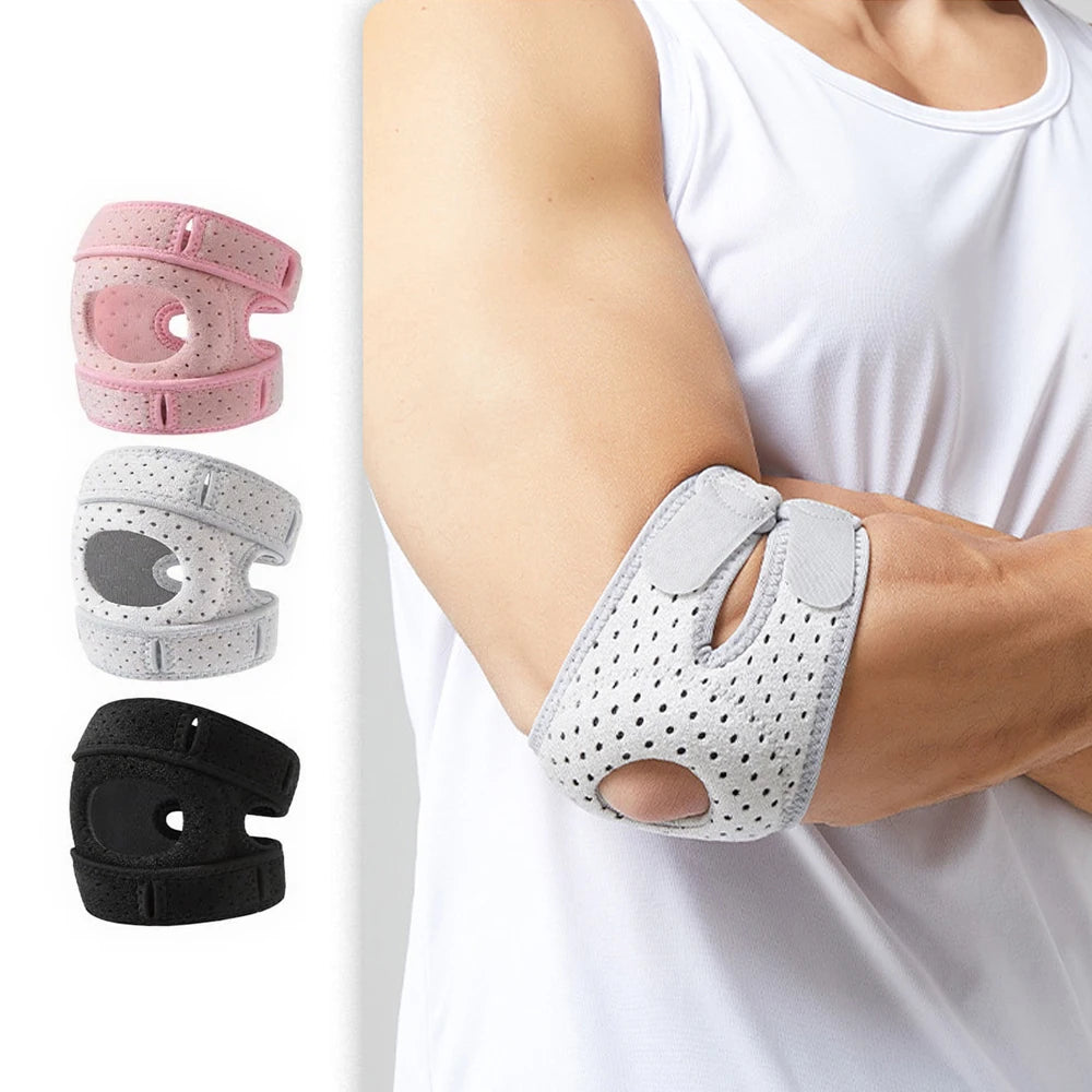 Adjustable Breathable Elbow Support Brace for Pain Relief - 8