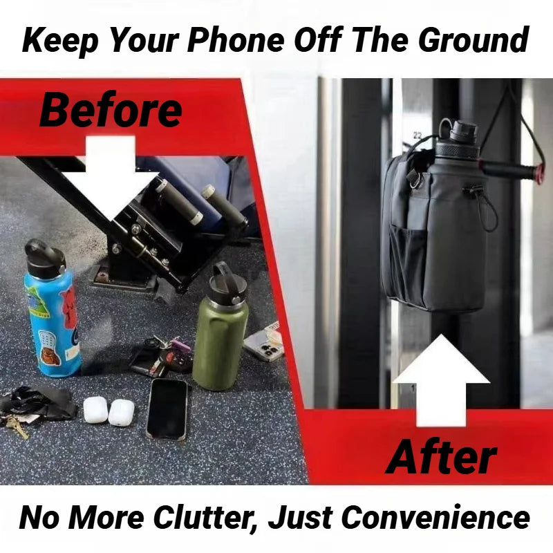 Magnetic Gym Bag for Water Bottle and Phone - 12