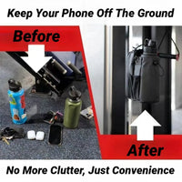 Magnetic Gym Bag for Water Bottle and Phone