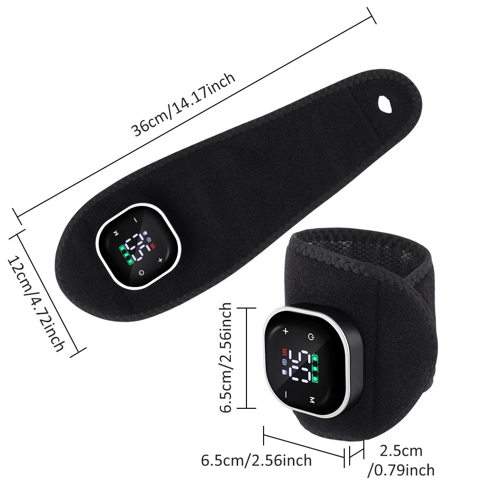 Heated Vibrating Ankle and Wrist Support Wrap - 42