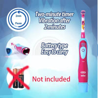 Electric Rotating Toothbrush for Kids with 2-Minute Timer