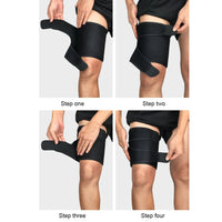Adjustable Compression Thigh Brace for Muscle Support and Pain Relief