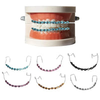 Fashionable Cosmetic Faux Braces for Parties and Cosplay