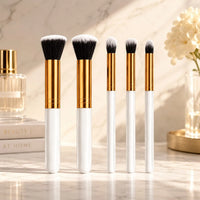 5-Piece Professional Makeup Brush Set for Flawless Application