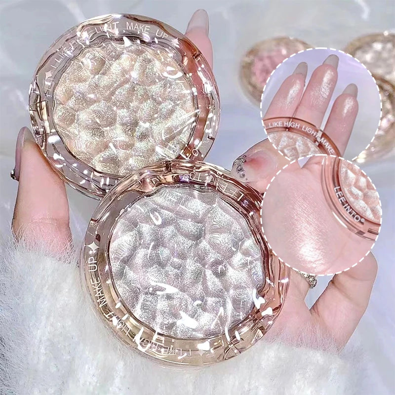 High-Gloss Pearl Highlighter Powder - 4