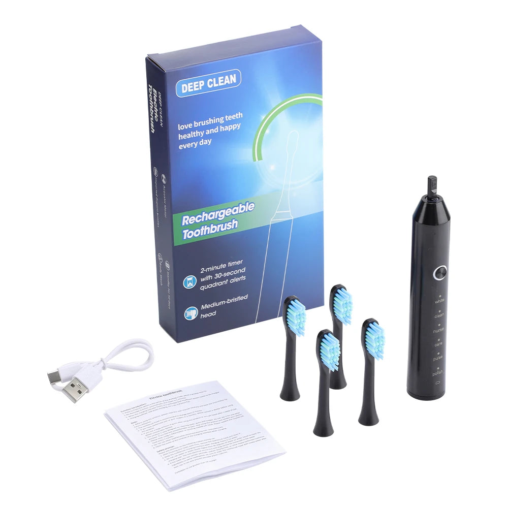 Rechargeable Sonic Electric Toothbrush with 6 Modes - 13