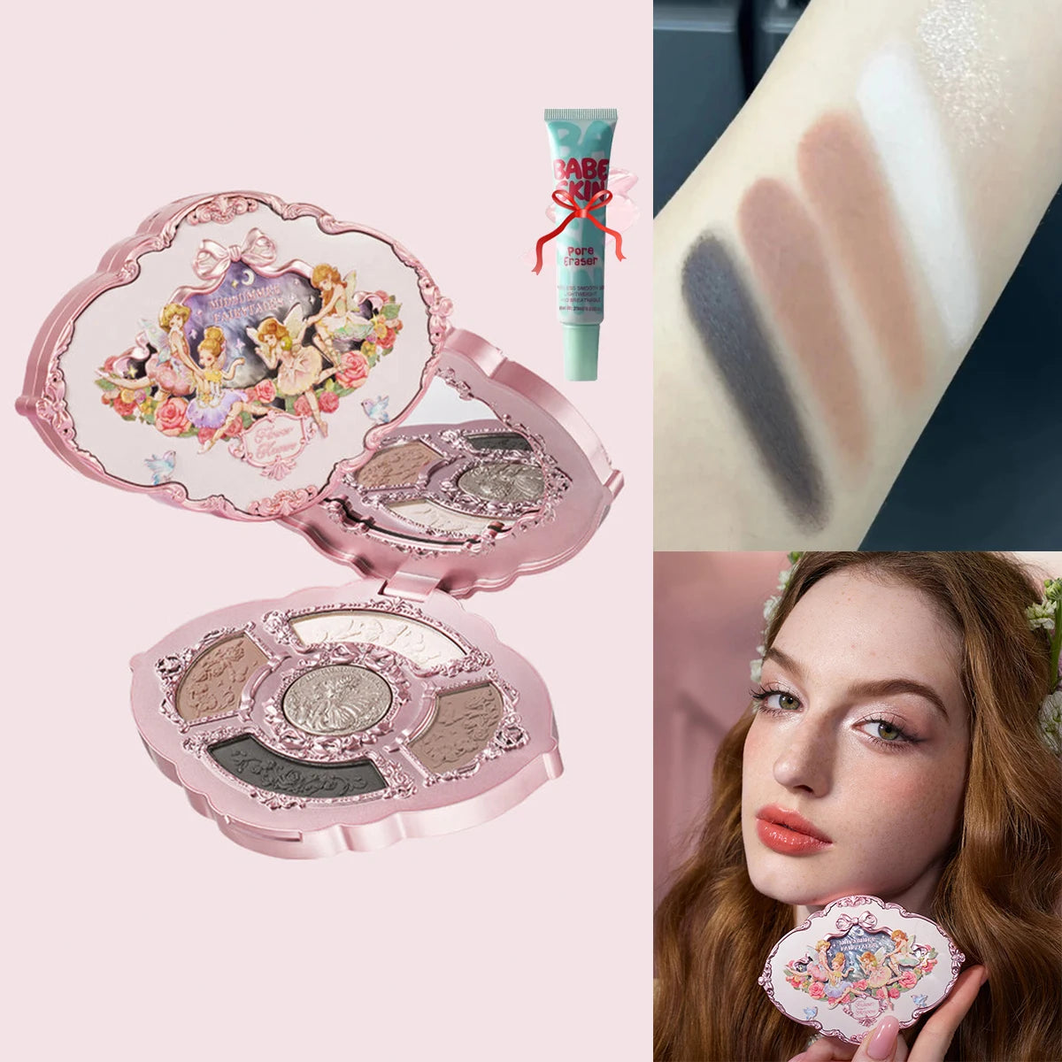 8-Color Chocolate Themed Eyeshadow Palette - 16