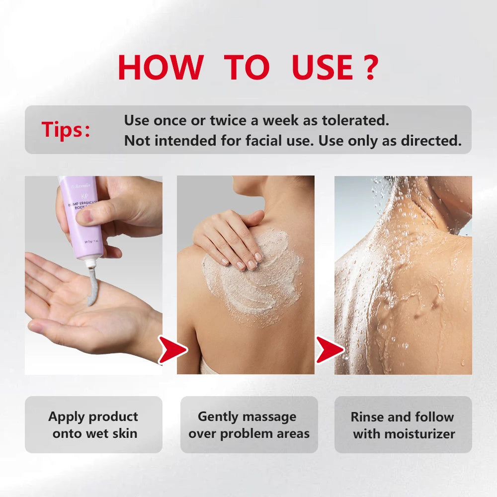 Exfoliating Body Scrub for Keratosis Pilaris and Smooth Skin - 9