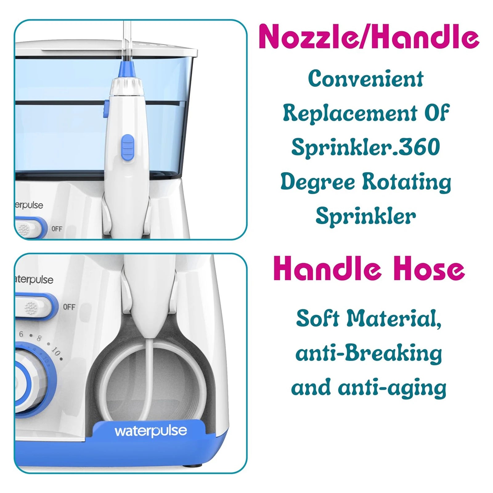 Electric Dental Water Flosser with 800ML Tank - 5
