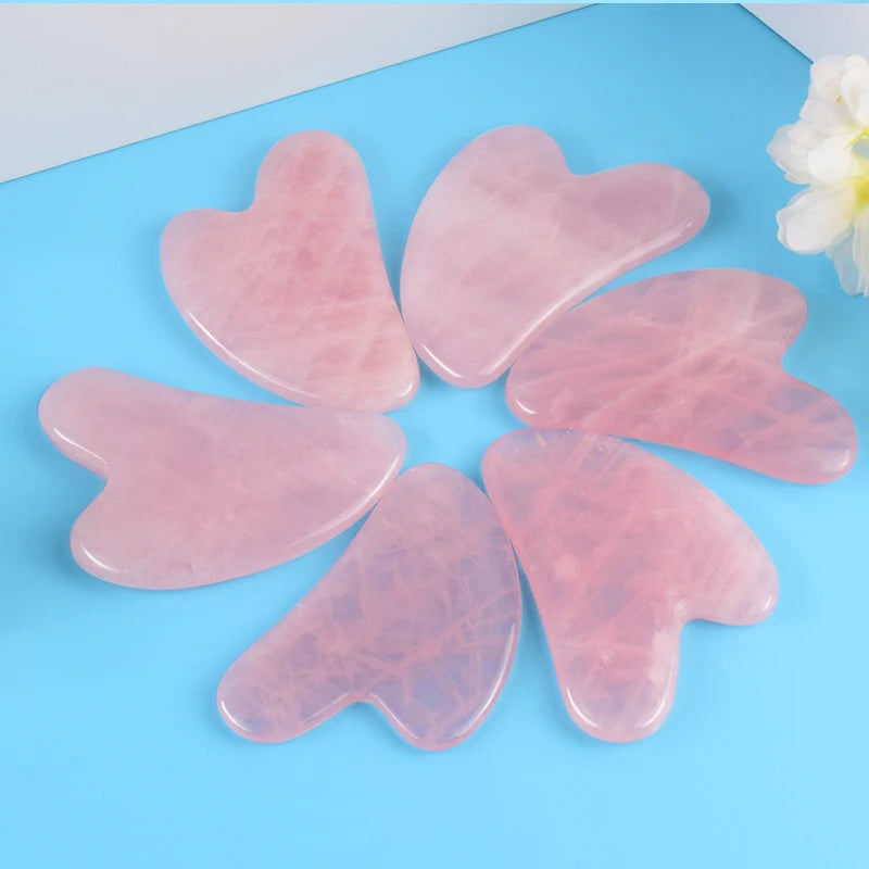 Natural Jade Gua Sha Facial Massage Tool - 5