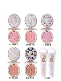 Silk Satin Powder Blush in Seashell Compact