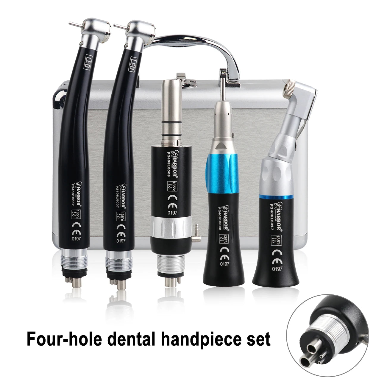 Professional 5-Piece LED Dental Handpiece Kit - 29